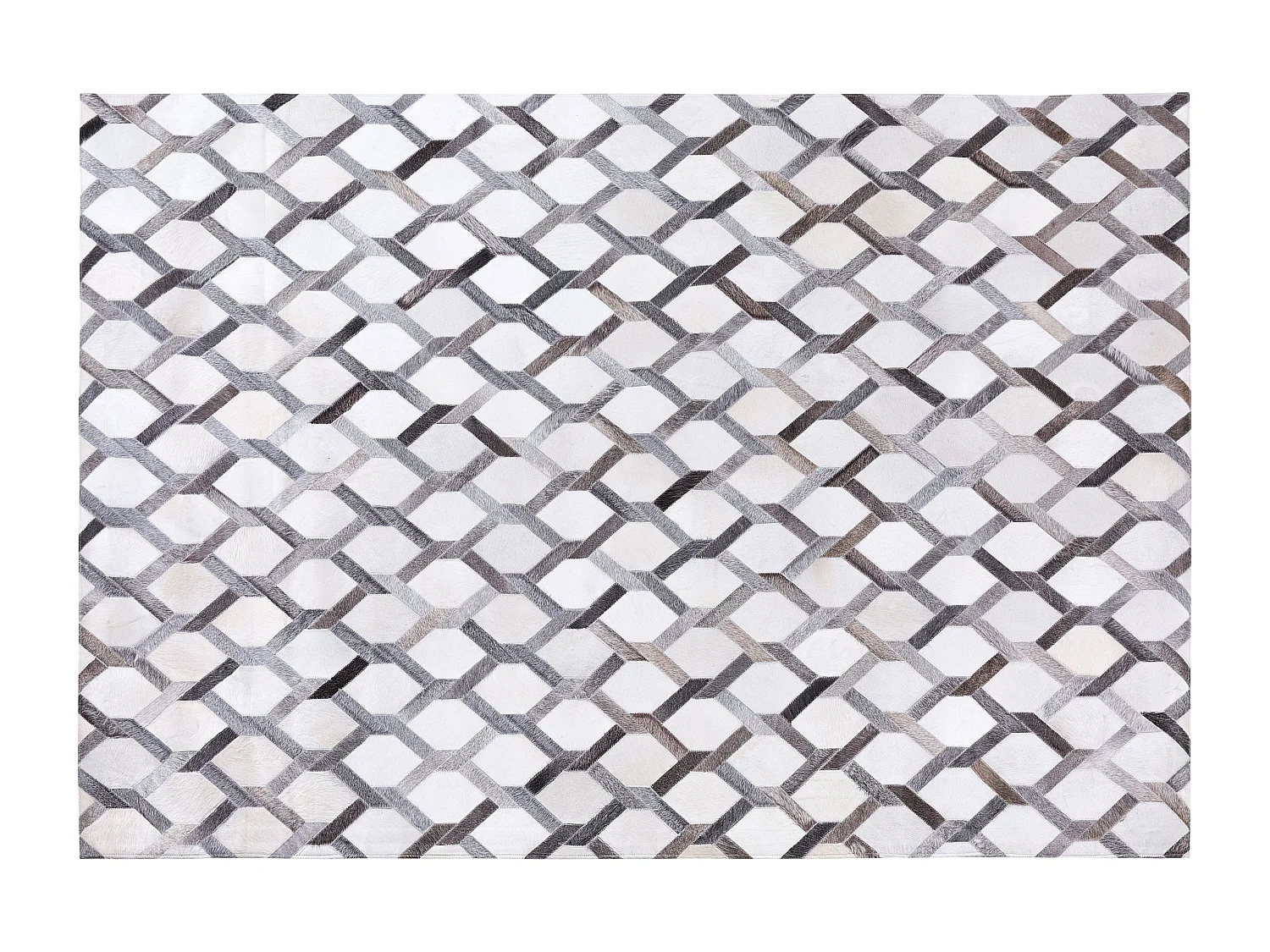 Tapis AYDIN Gris 140 x 200 cm Cuir