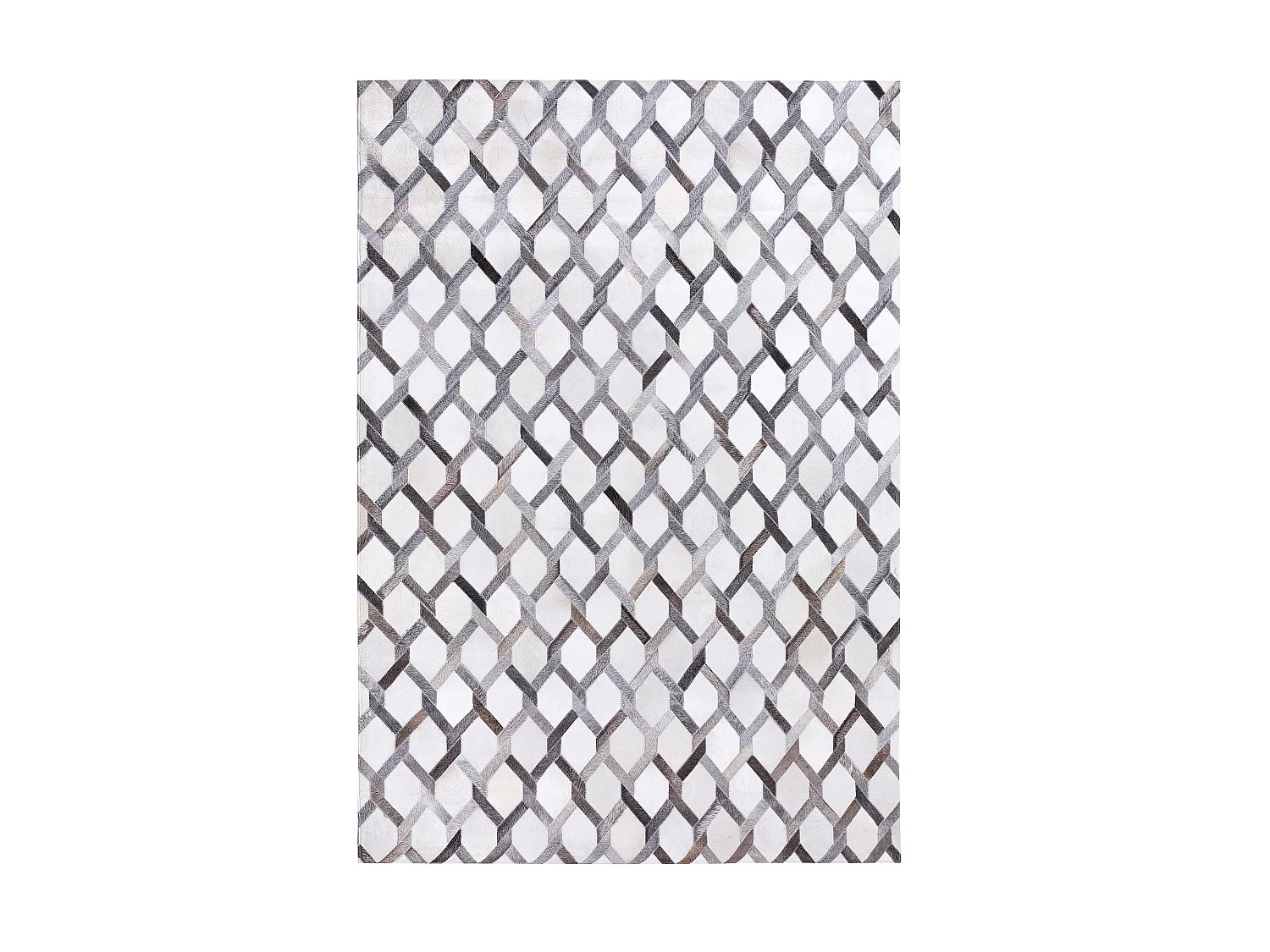 Tapete AYDIN 140 x 200 cm Pele Cinzento