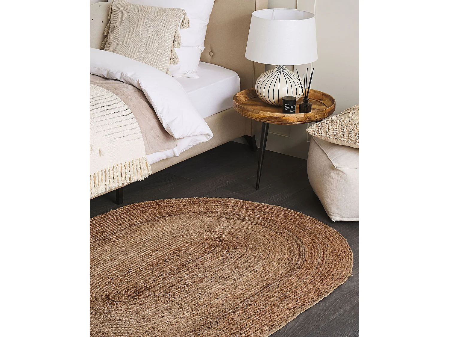 Tapis DEMIRCI Beige 120 x 180 cm Jute