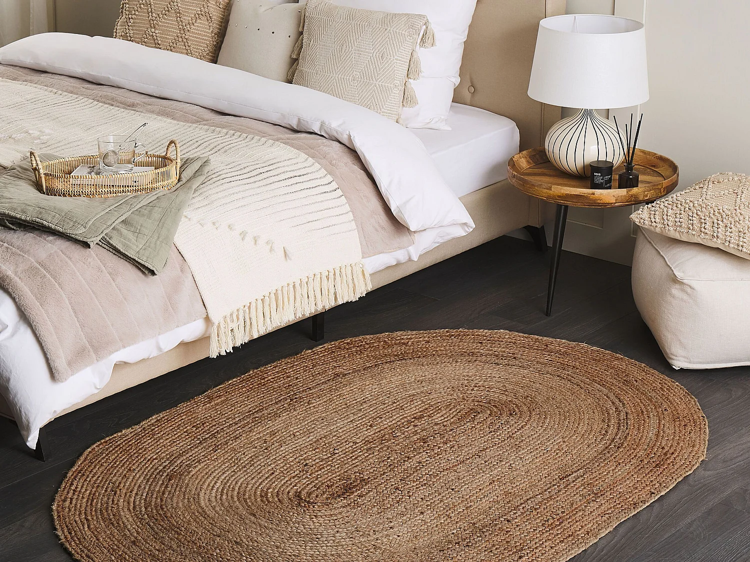 Tapis DEMIRCI 120 x 180 cm Jute Beige