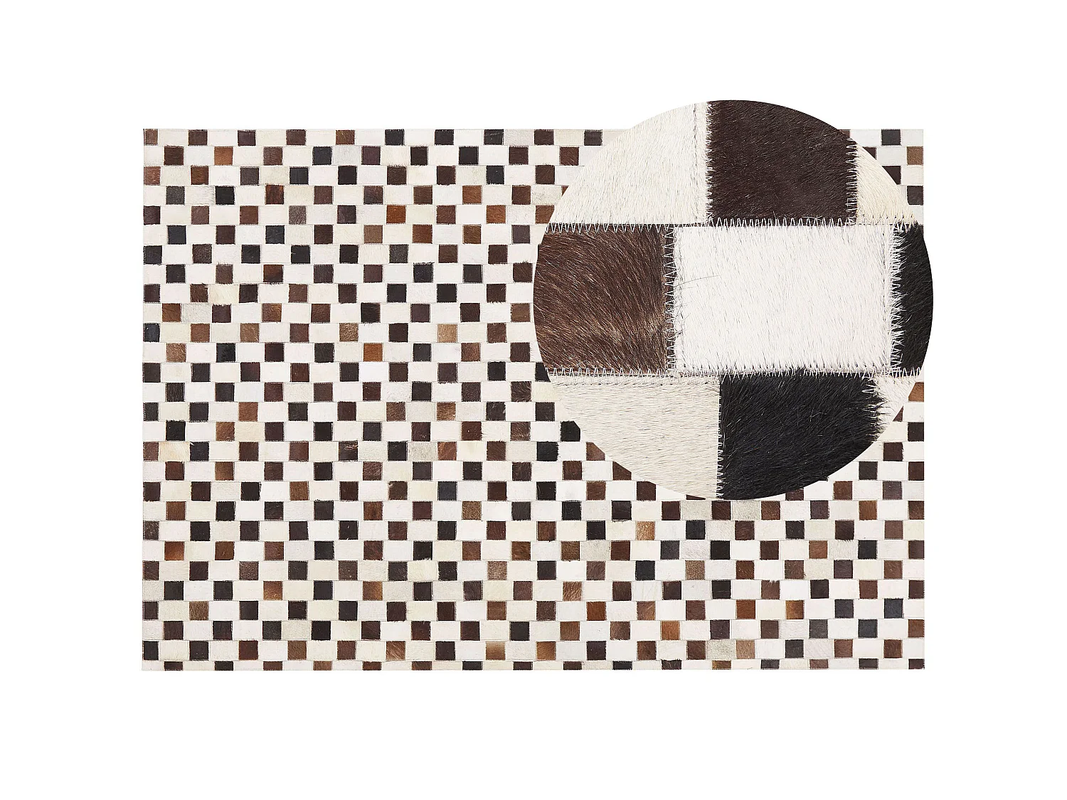 Tapis KAYABEY 160 x 230 cm Cuir Beige