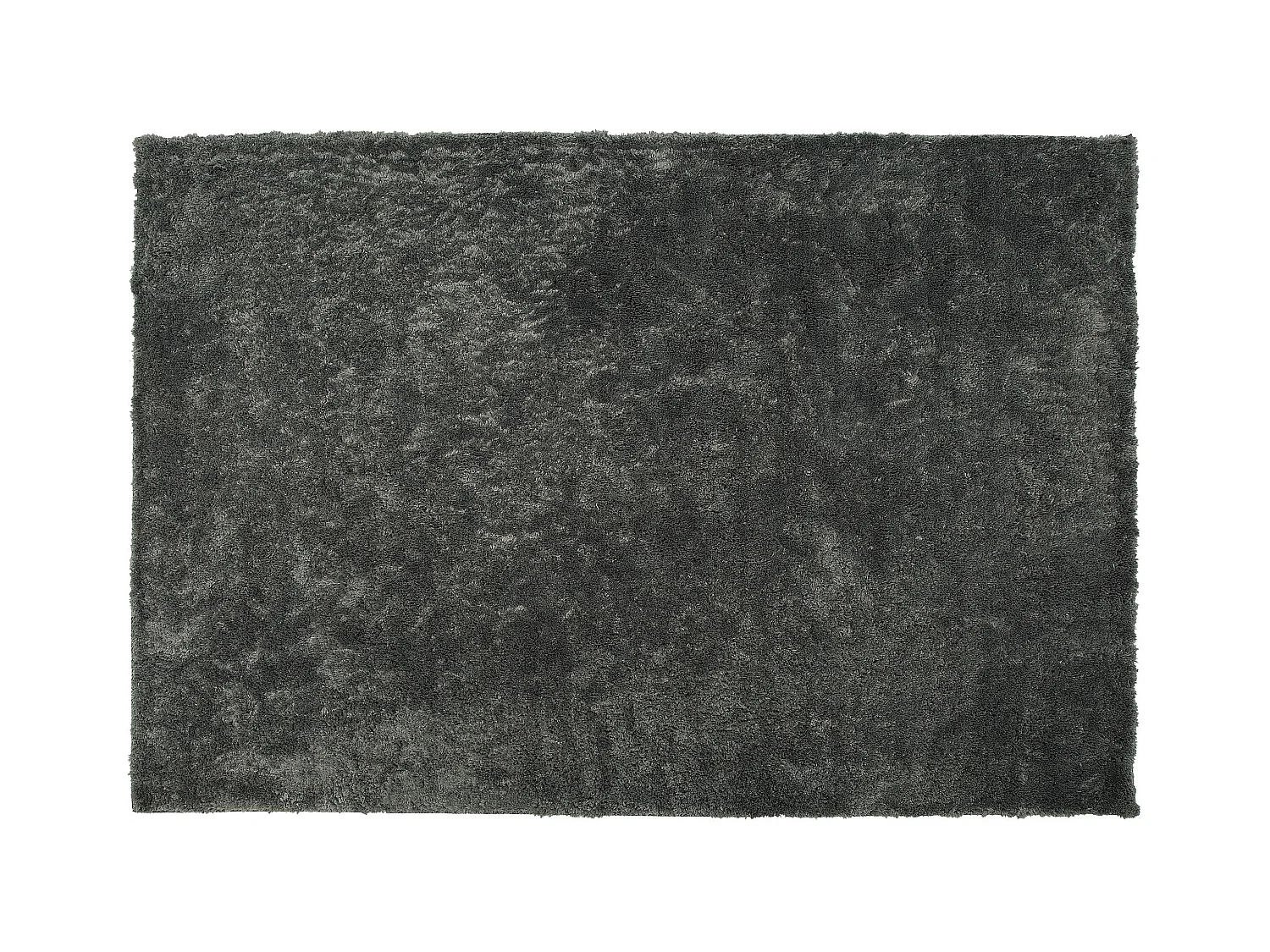Spektakulärer Shaggy Teppich in rechteckiger Form dunkelgrau 160x230 cm Evren