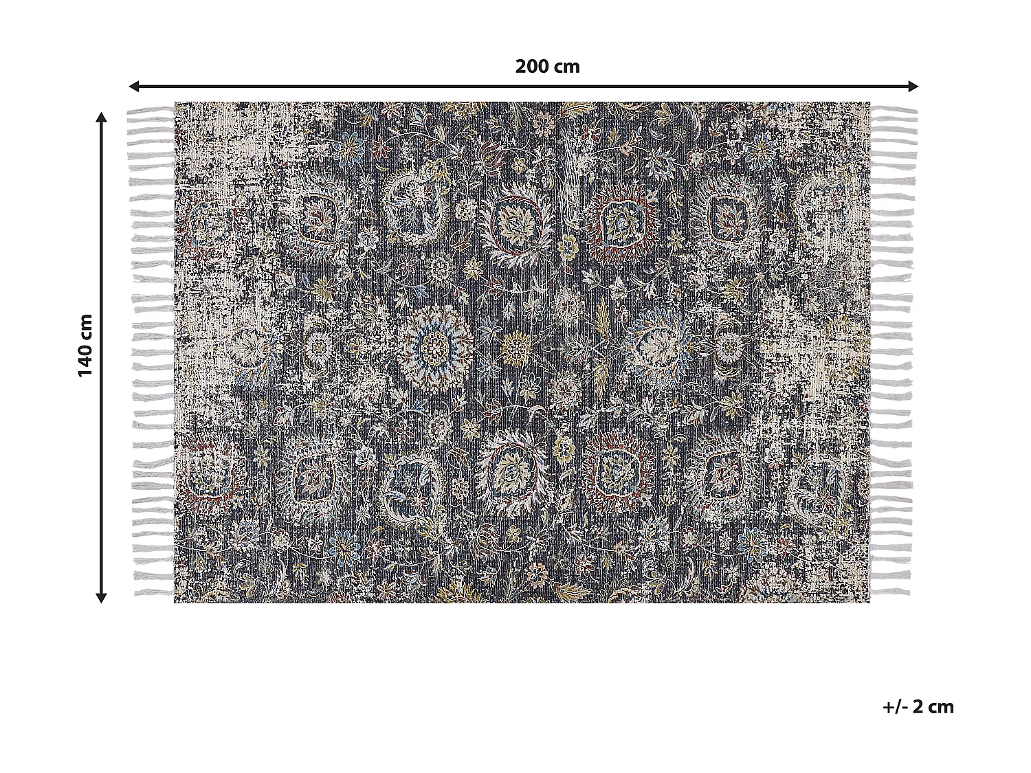 Dywan 140 x 200 cm wielokolorowy ARMUTALAN