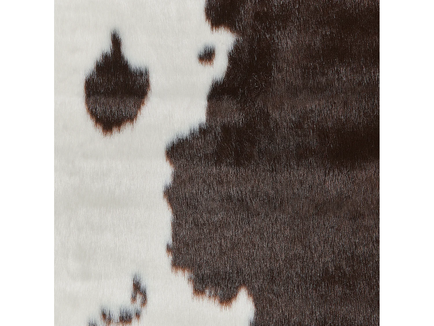 Vloerkleed imitatieleer wit en bruin 130 x 170 cm BOGONG