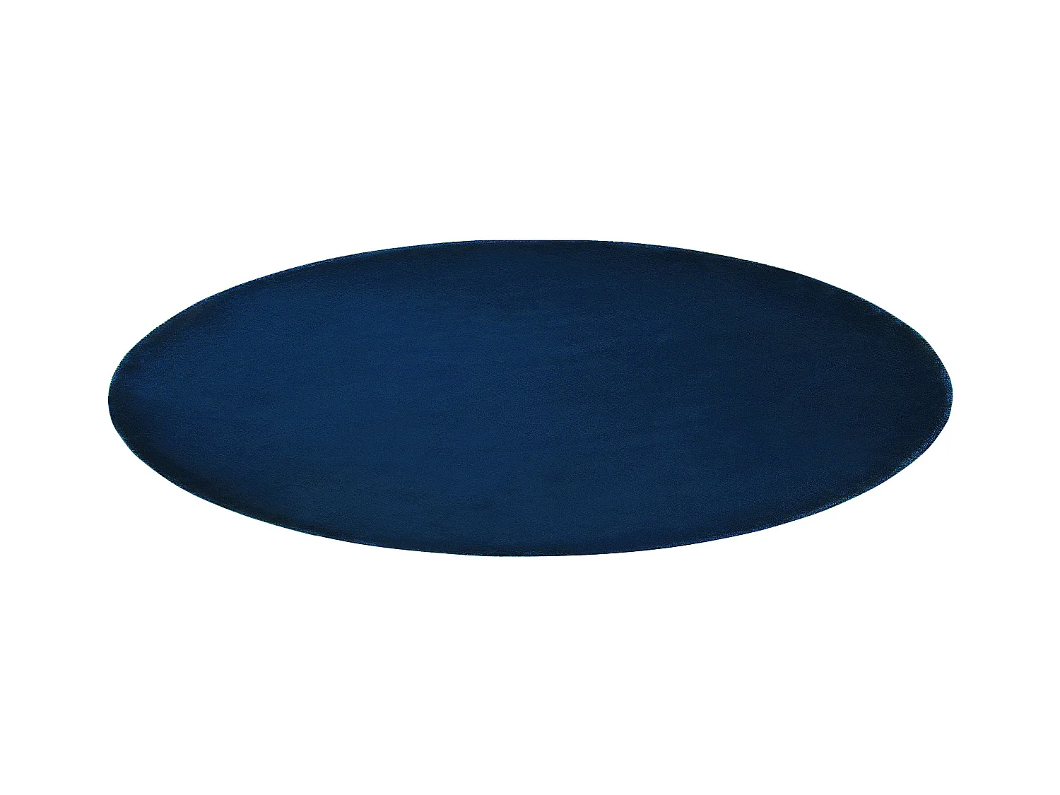 Teppich marineblau ⌀ 140 cm Kurzflor GESI II