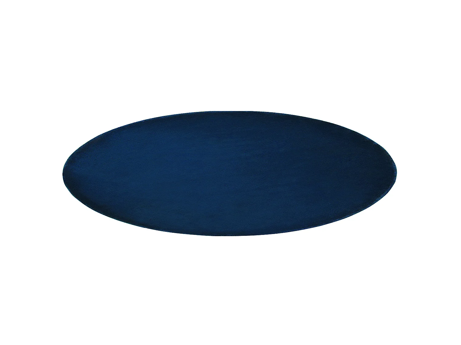 Alfombra de viscosa azul marino ⌀ 140 cm GESI II