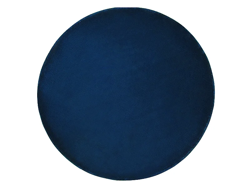 Vloerkleed viscose marineblauw ⌀ 140 cm GESI II