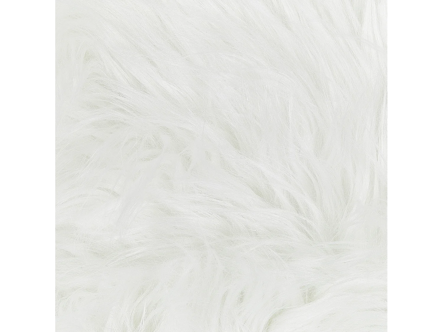 Tapis en fausse fourrure MAMUNGARI Blanc 60 x 180 cm