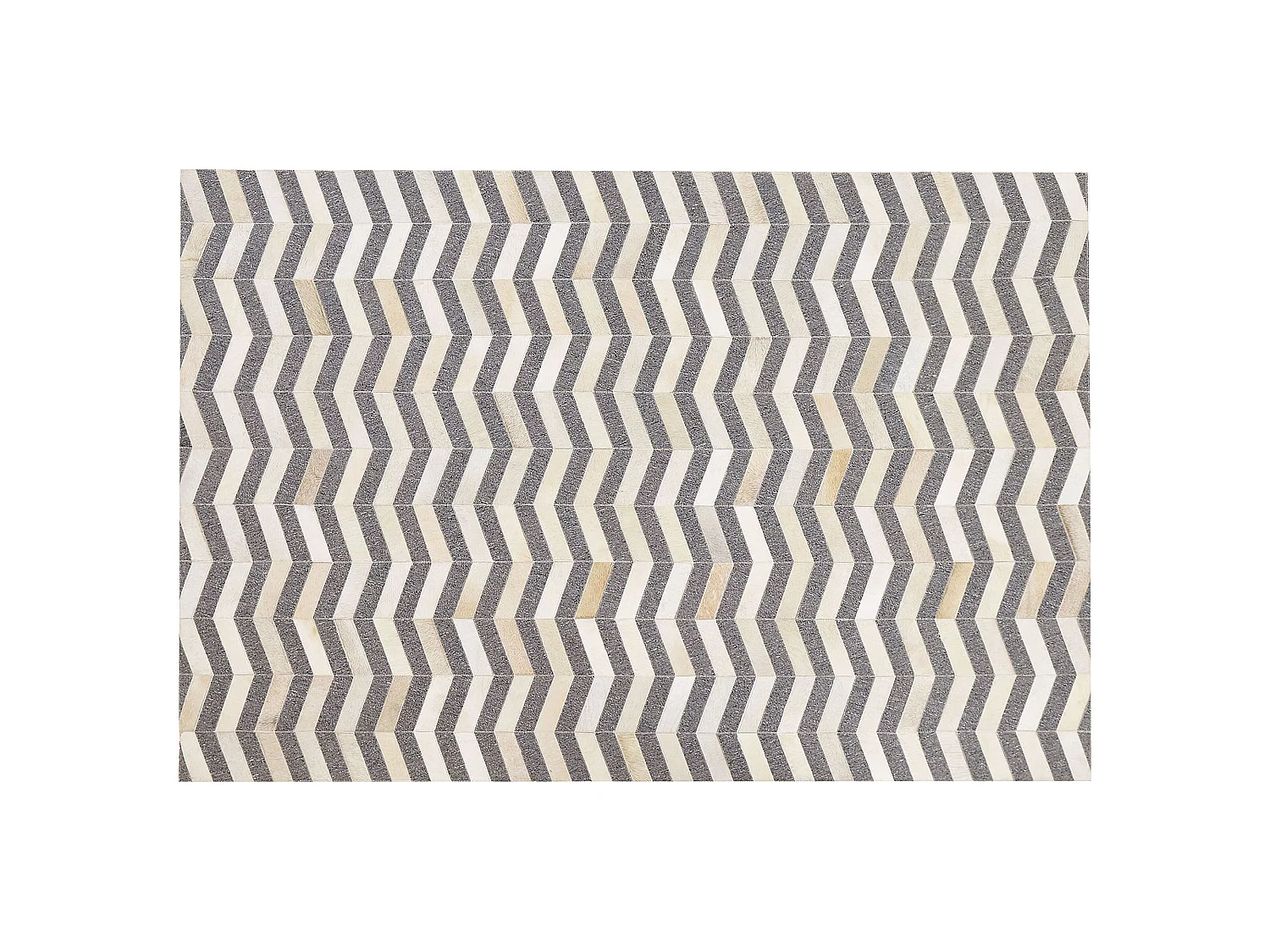 Tapete BAGGOZE 140 x 200 cm Pele Cinzento escuro