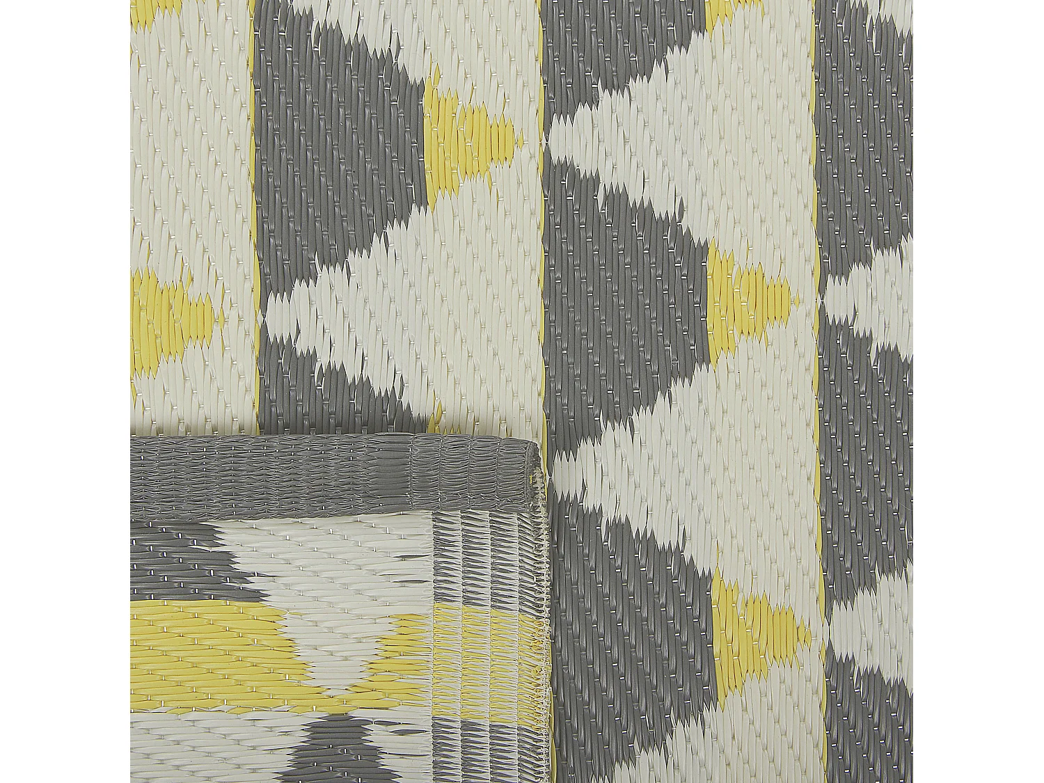 Tapis d'extérieur HISAR Gris 120 x 180 cm