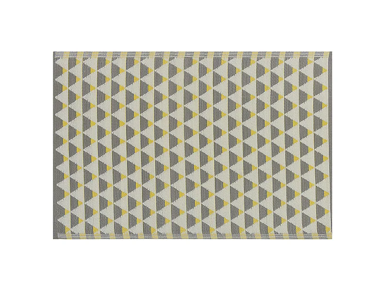 Tapis d'extérieur HISAR Gris 120 x 180 cm