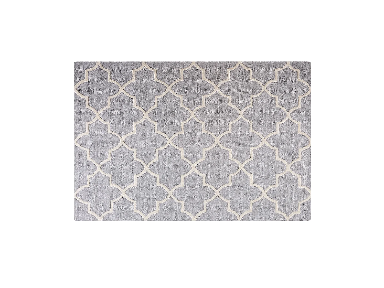 Tapis SILVAN Gris clair 160 x 230 cm Laine