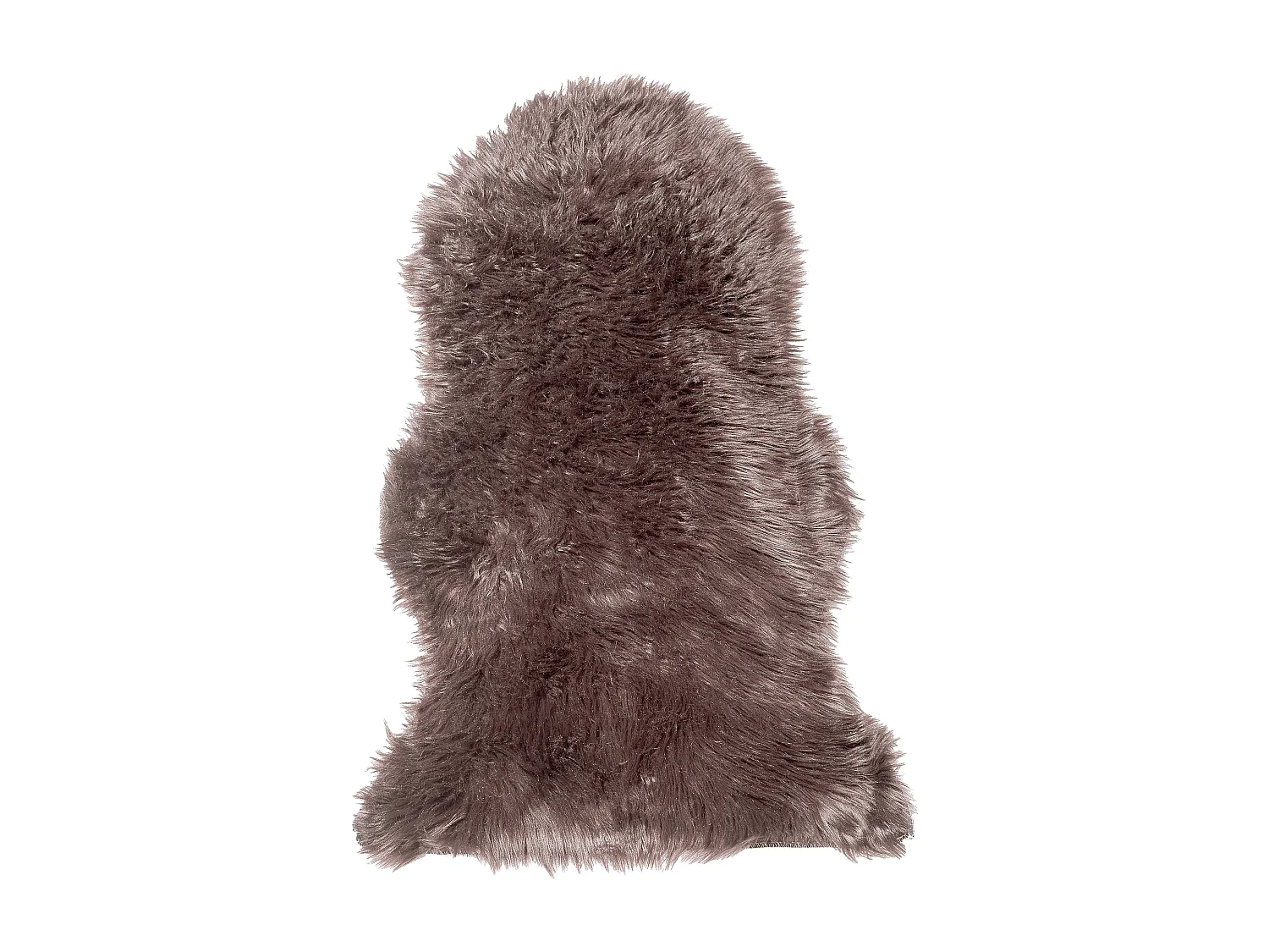 Tapis en fausse fourrure MUNGO Marron 63 x 95 cm