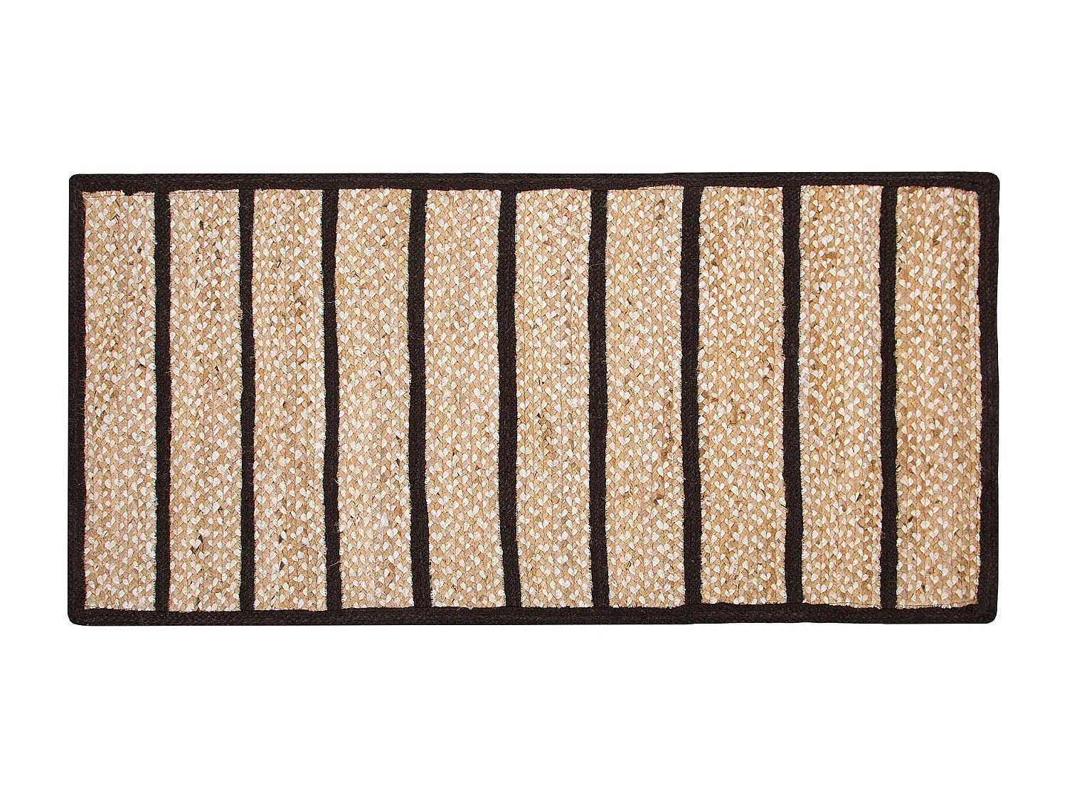 Tapis KARADONA Beige 80 x 150 cm Jute