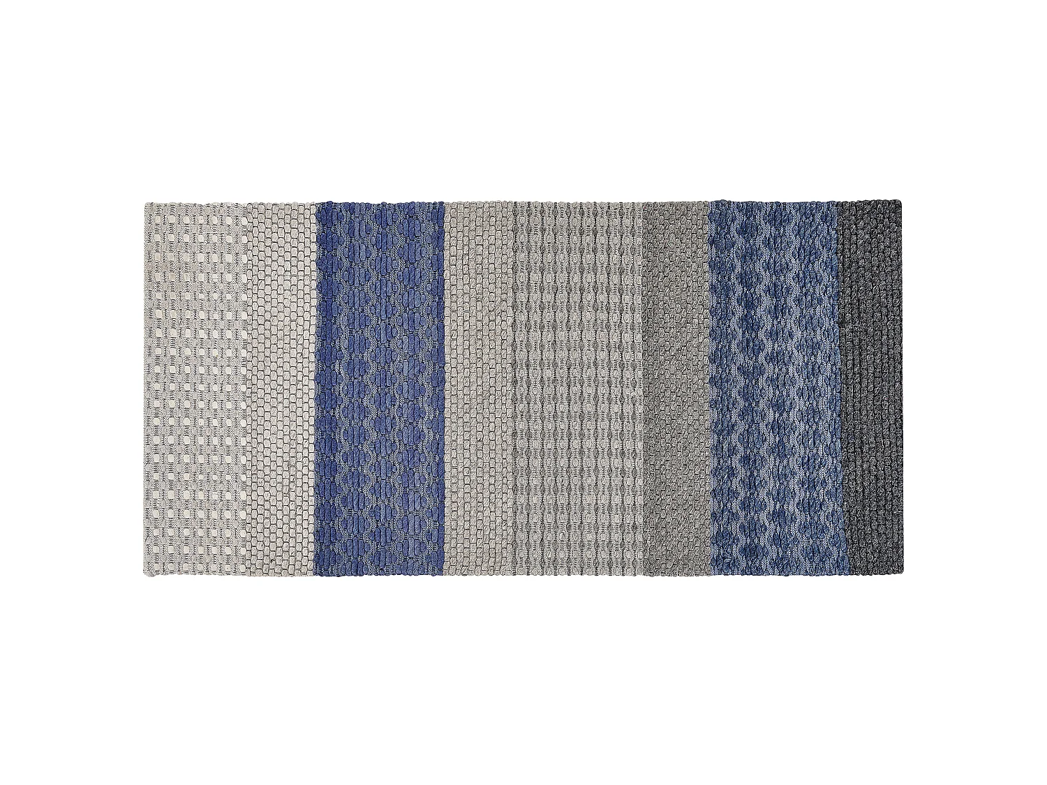 Tapis AKKAYA Bleu 80 x 150 cm Laine
