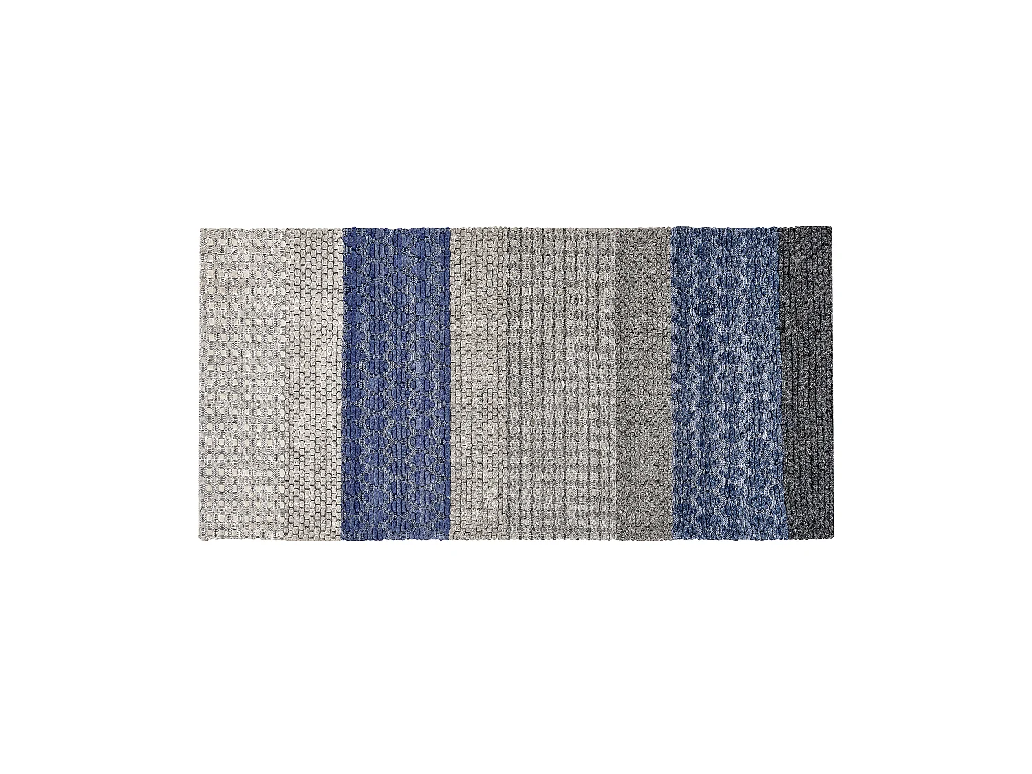 Tapis AKKAYA Bleu 80 x 150 cm Laine