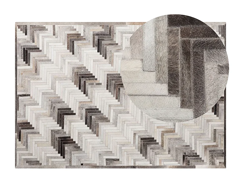 Tapis ARSUZ Beige 160 x 230 cm Cuir