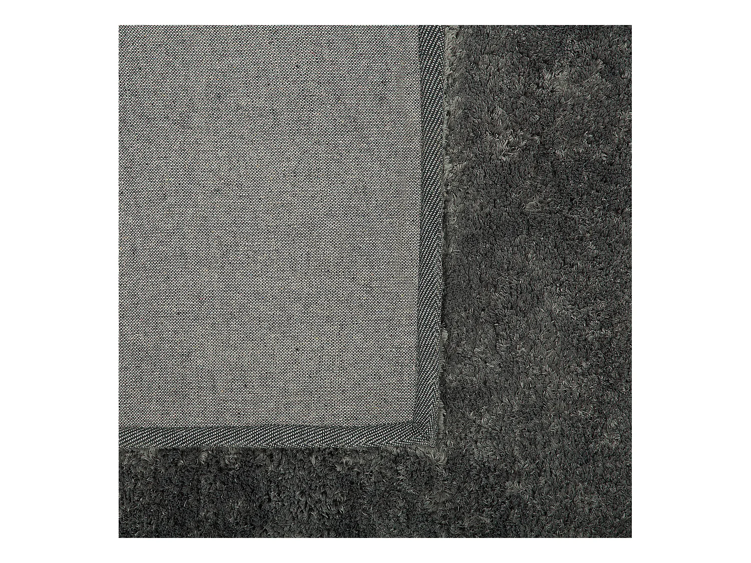 Alfombra gris oscuro 80 x 150 cm EVREN