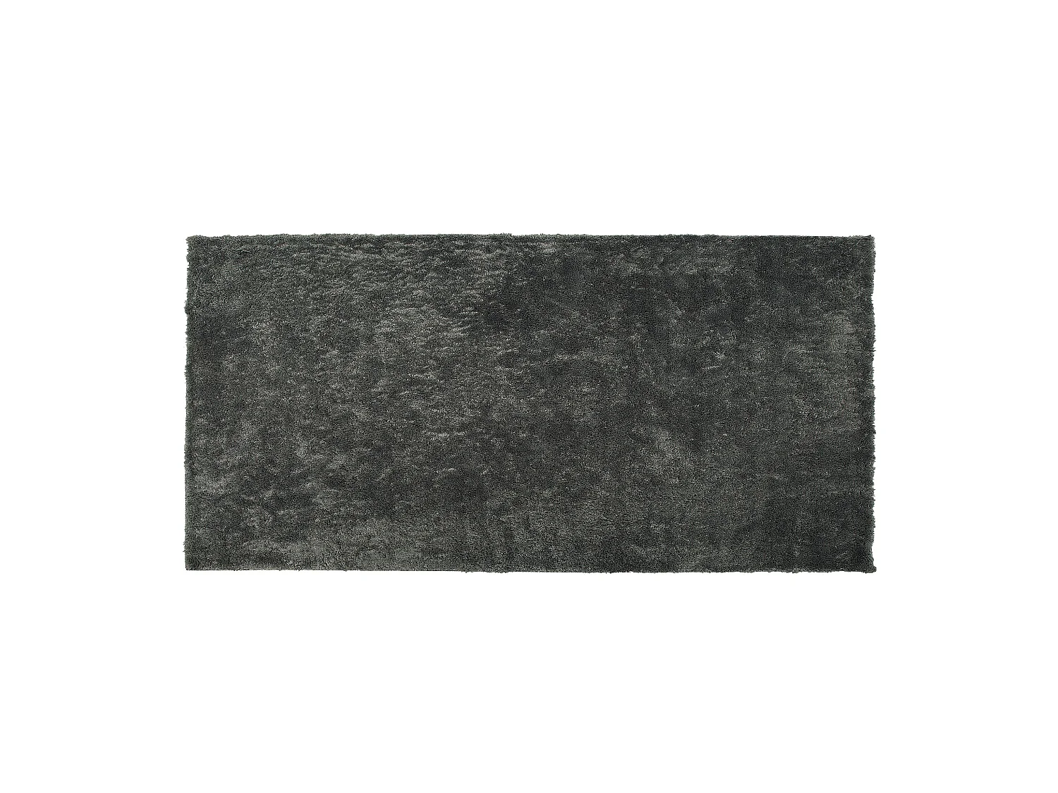 Tapis à poils longs EVREN Gris foncé 80 x 150 cm