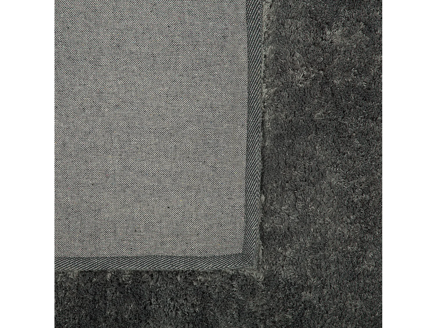 Alfombra gris oscuro 80 x 150 cm EVREN