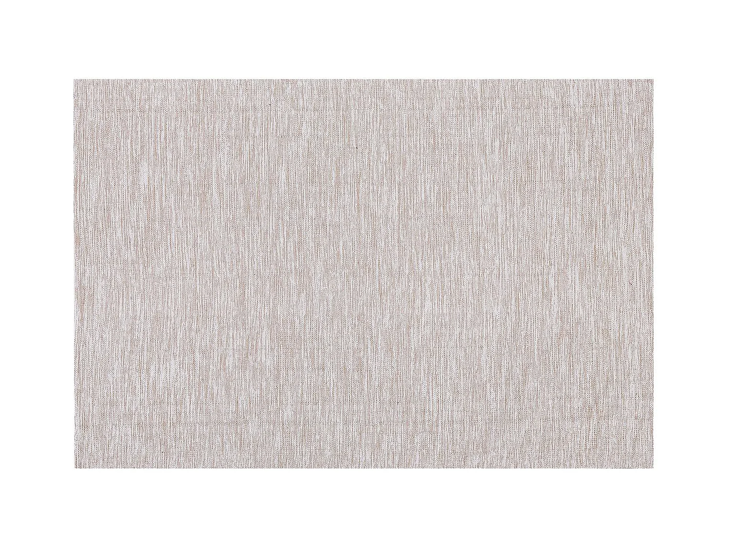 Alfombra de algodón beige claro 160 x 230 cm DERINCE