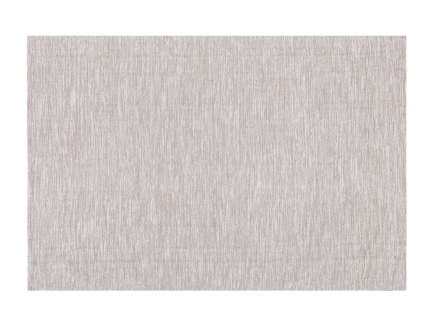 Alfombra de algodón beige claro 160 x 230 cm DERINCE