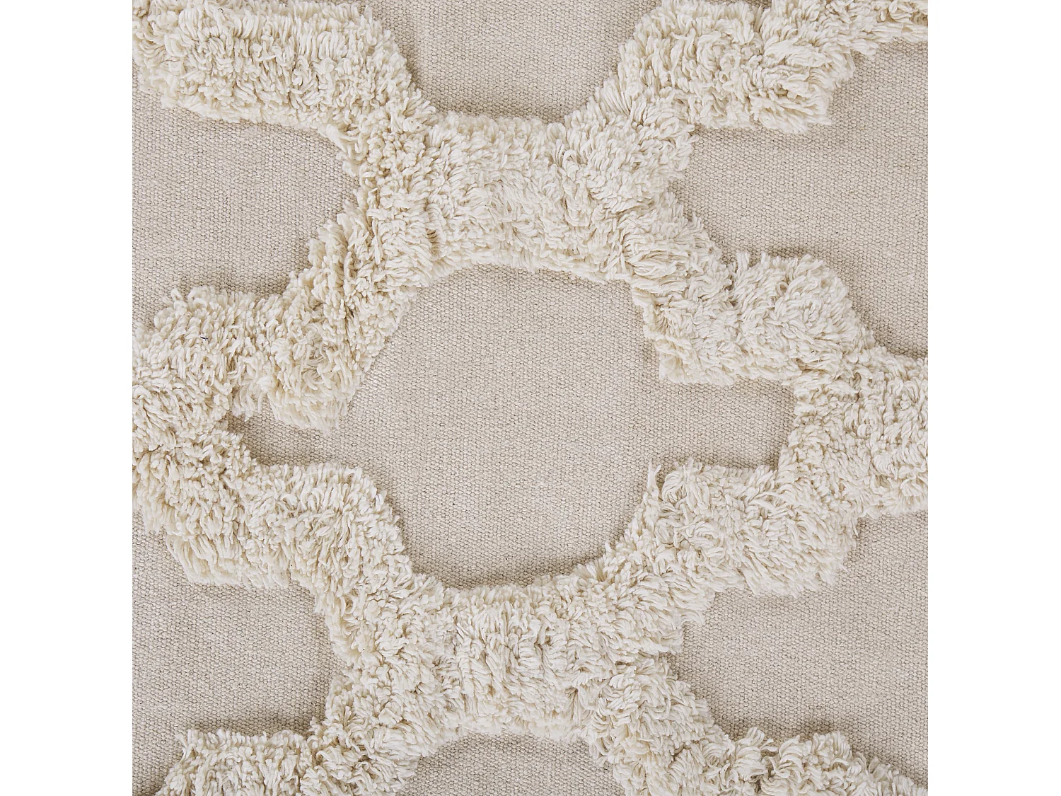 Tapete de algodão creme 80 x 150 cm SULUOVA