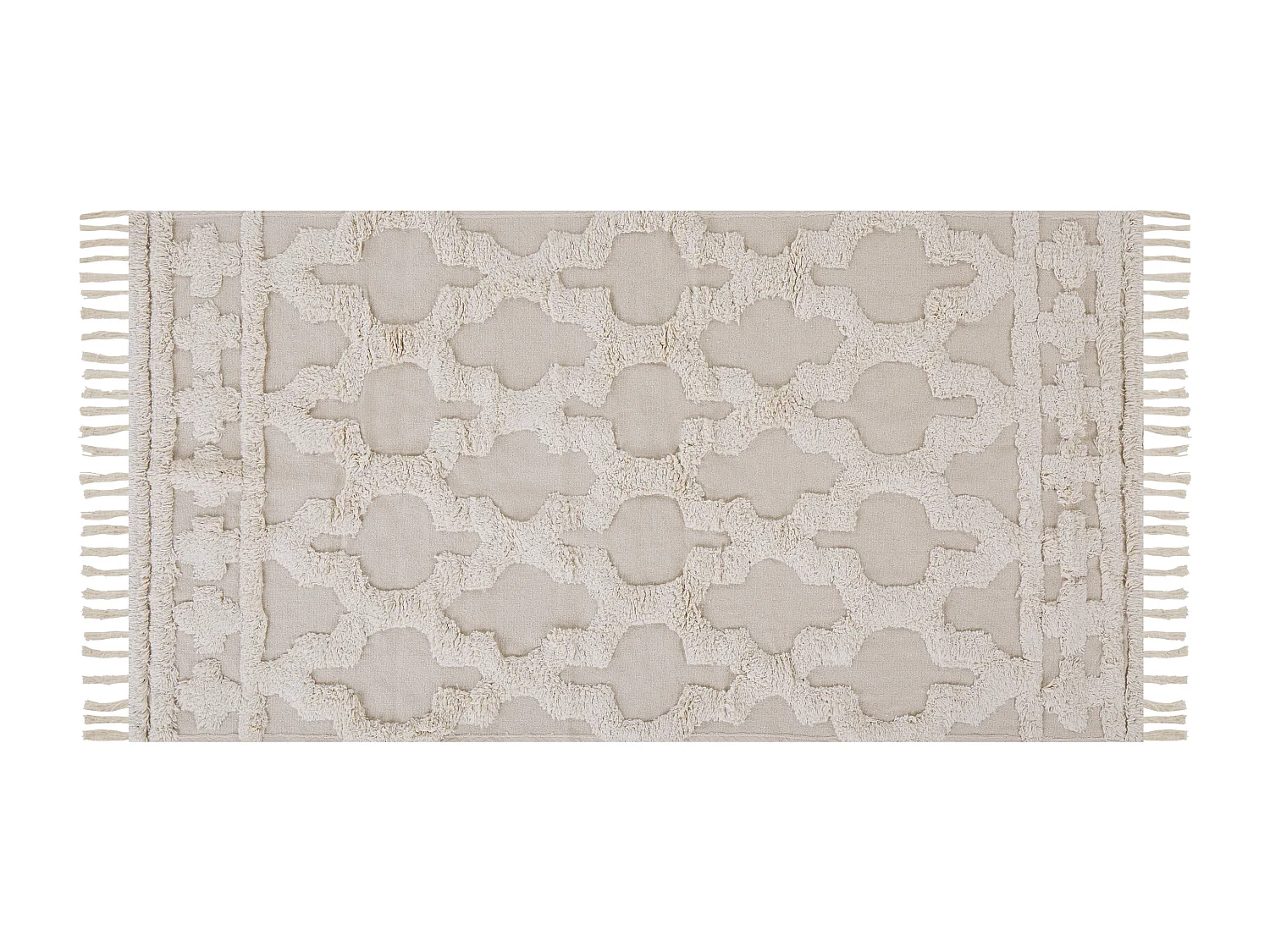 Tapis SULUOVA Beige 80 x 150 cm Coton