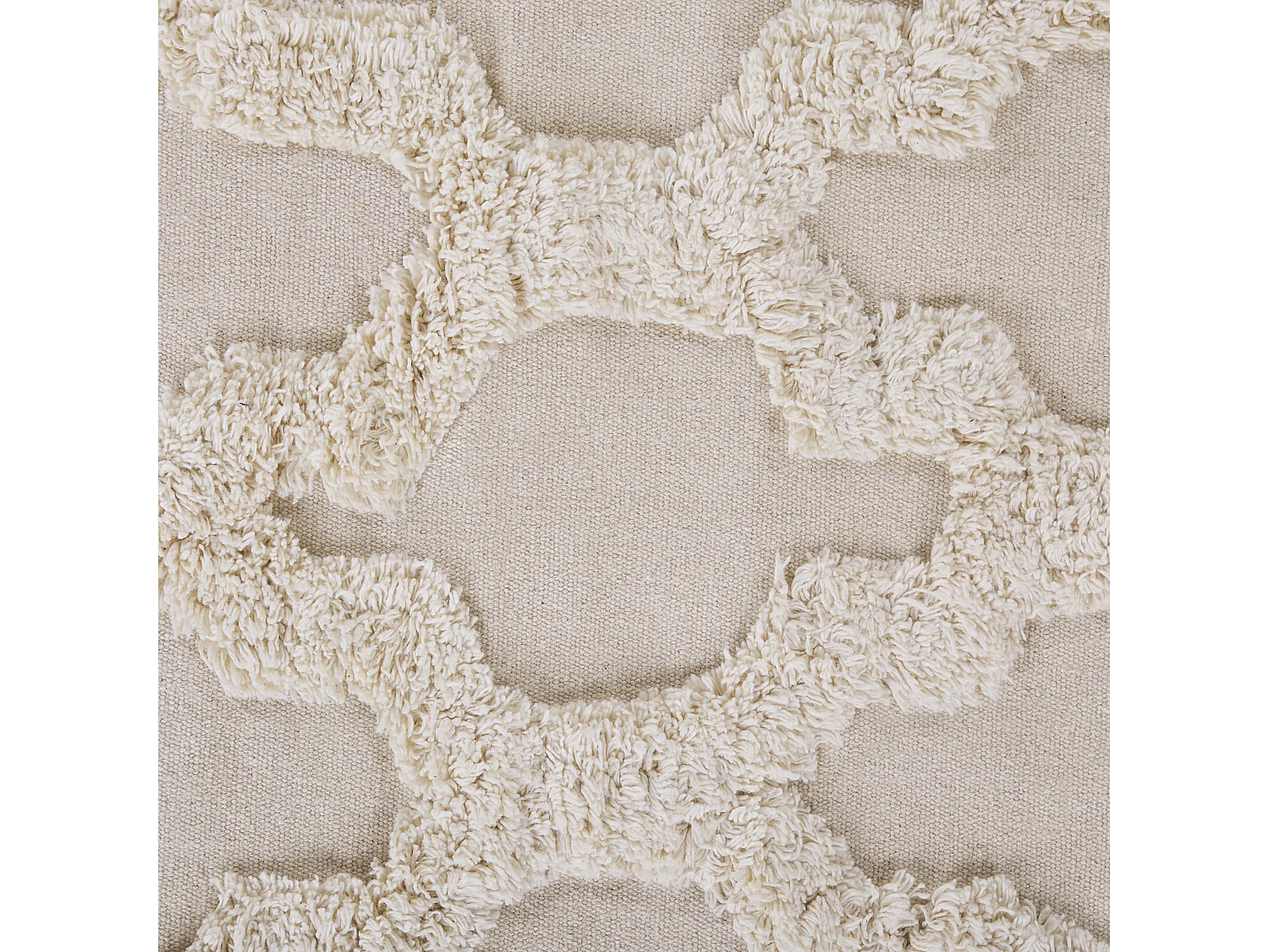 Alfombra de algodón beige 80 x 150 cm SULUOVA