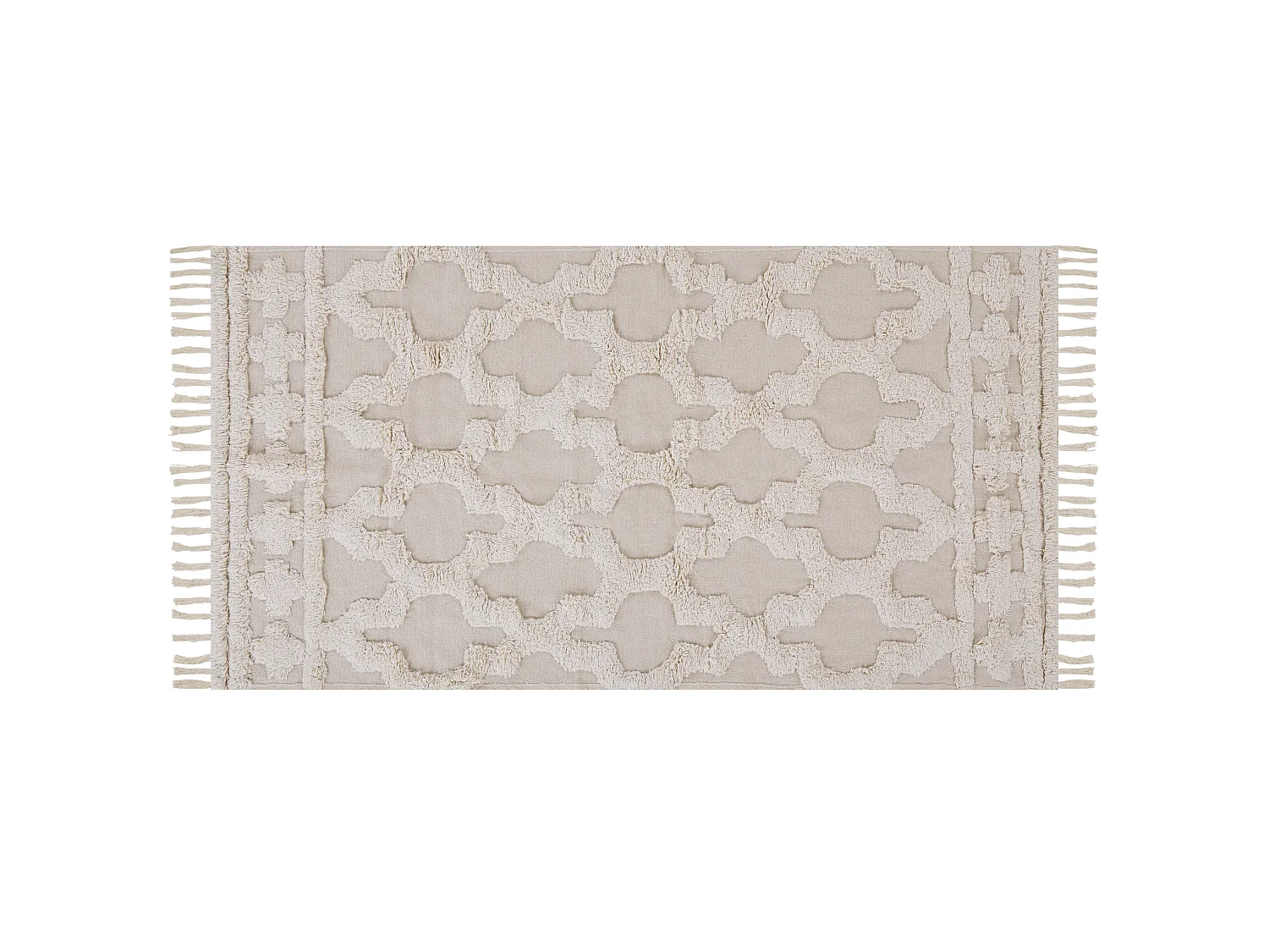 Tapis en coton Beige 80 x 150 cm SULUOVA