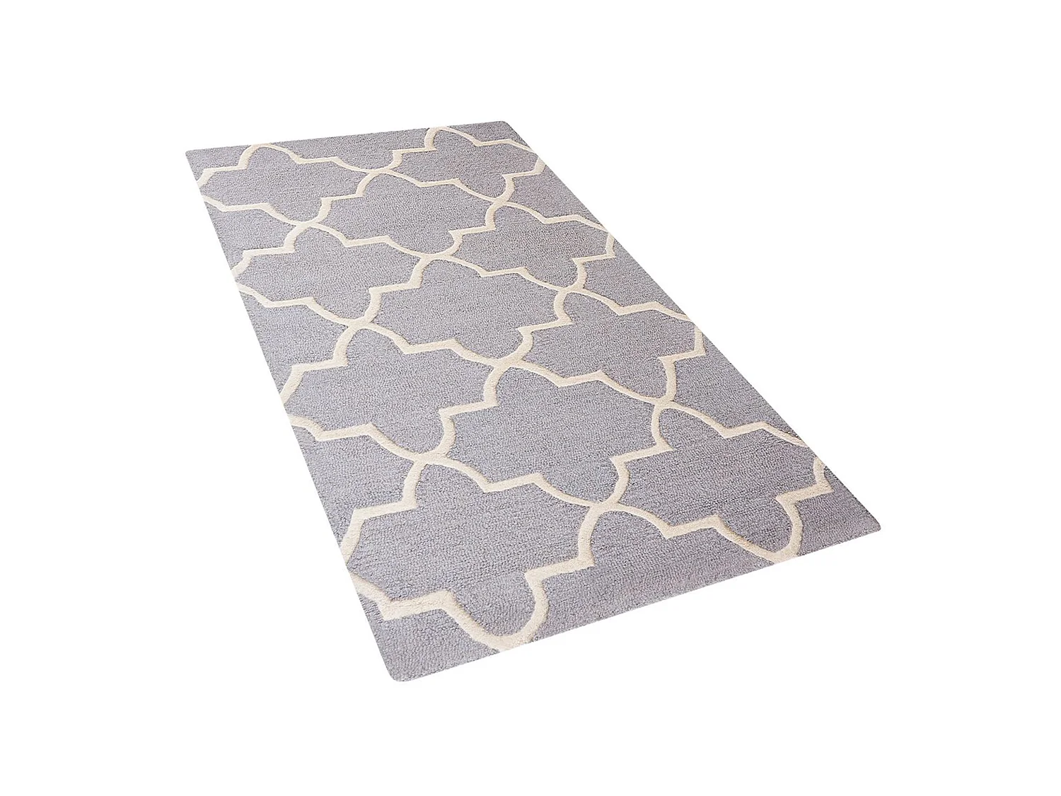 Tapis SILVAN Gris clair 80 x 150 cm Laine