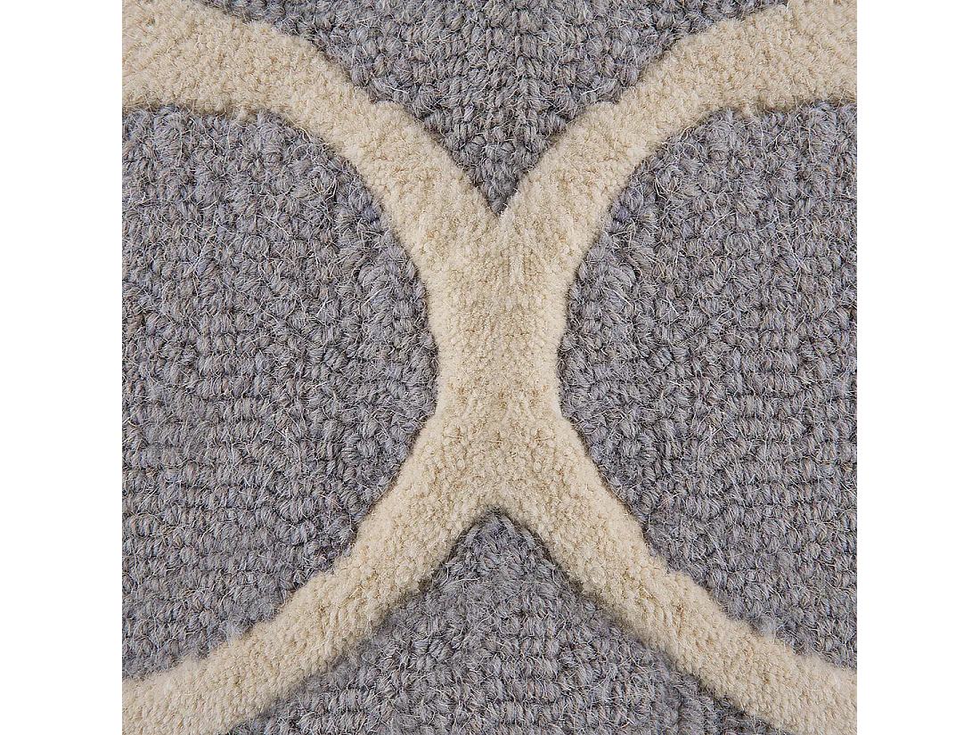 Dywan wełniany 80 x 150 cm szary SILVAN