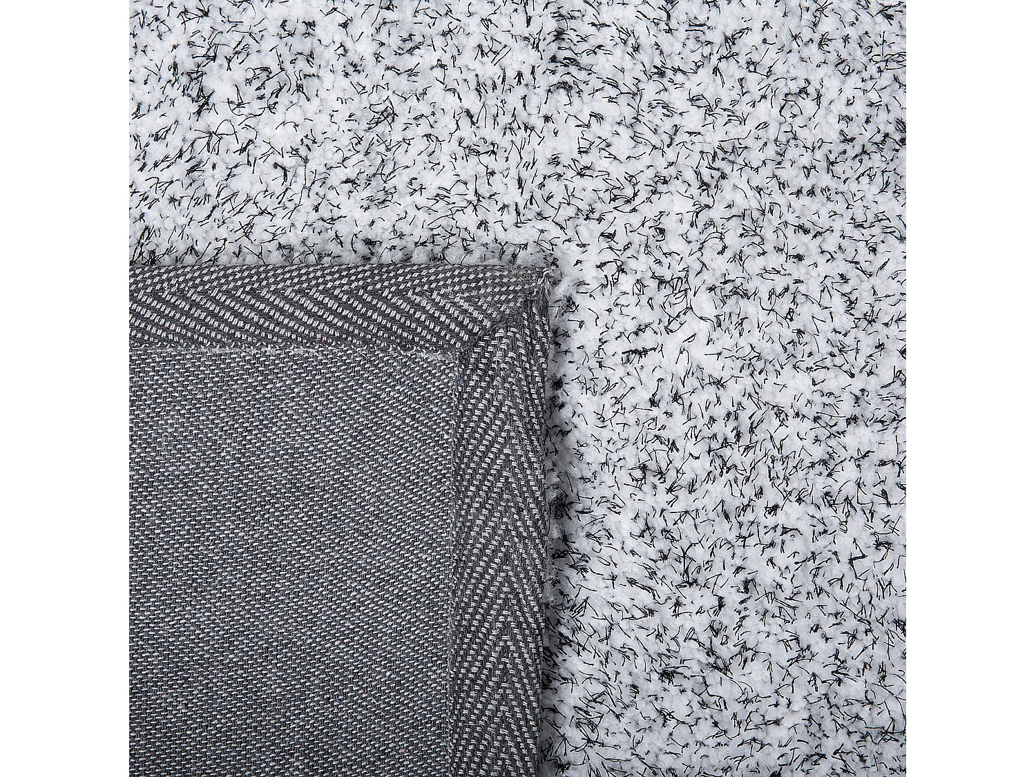 Tapis à poils longs DEMRE Gris 200 x 200 cm