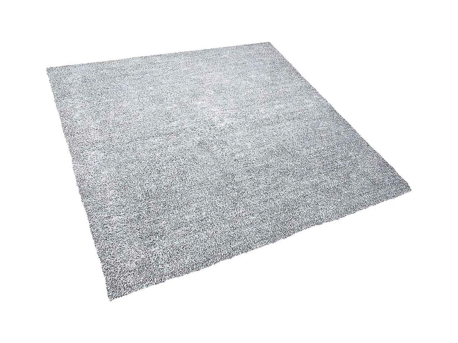 Vloerkleed polyester grijs gemêleerd 200 x 200 cm DEMRE