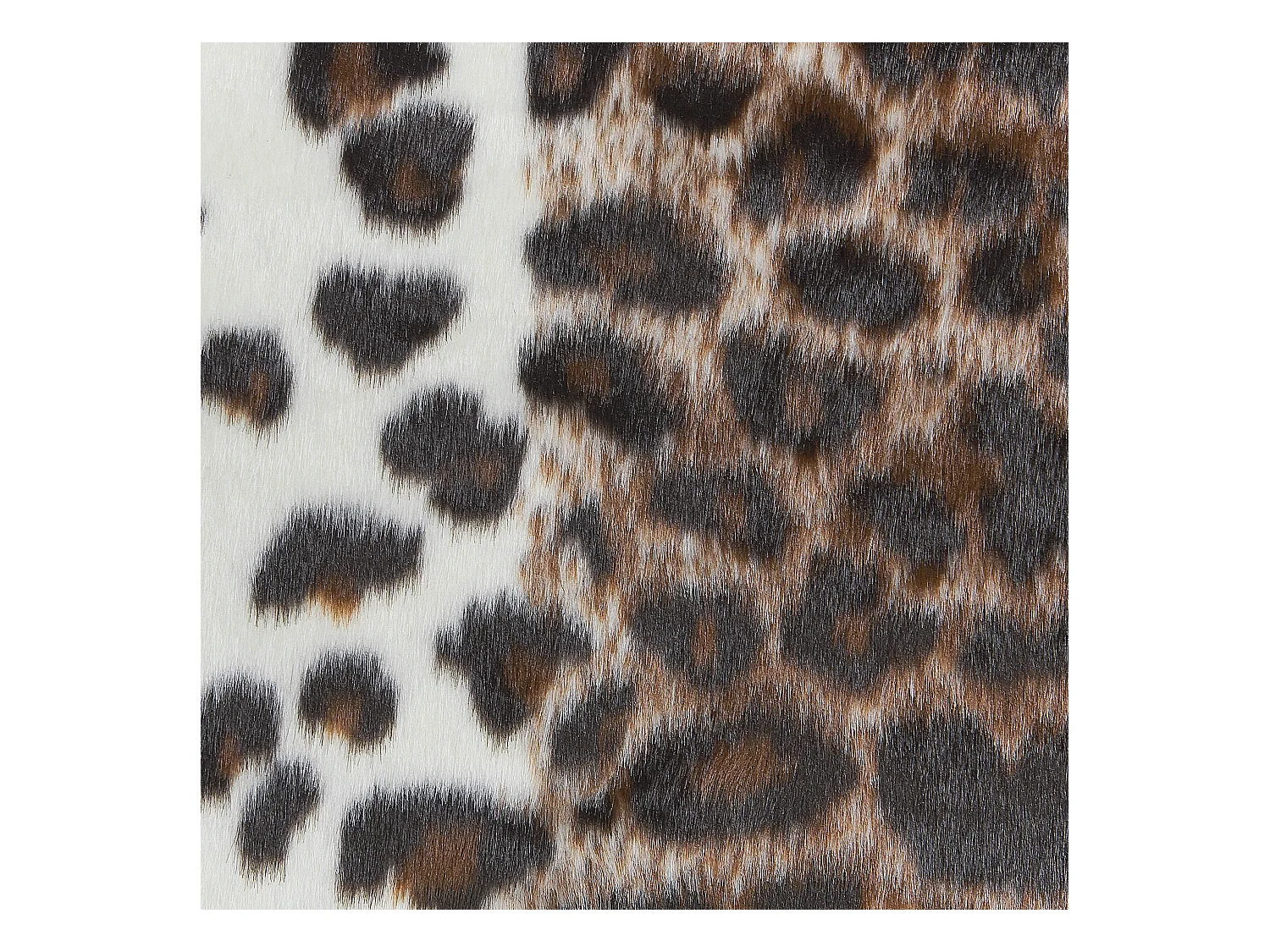 simili de vache BOGONG Marron/blanc 130 x 170 cm