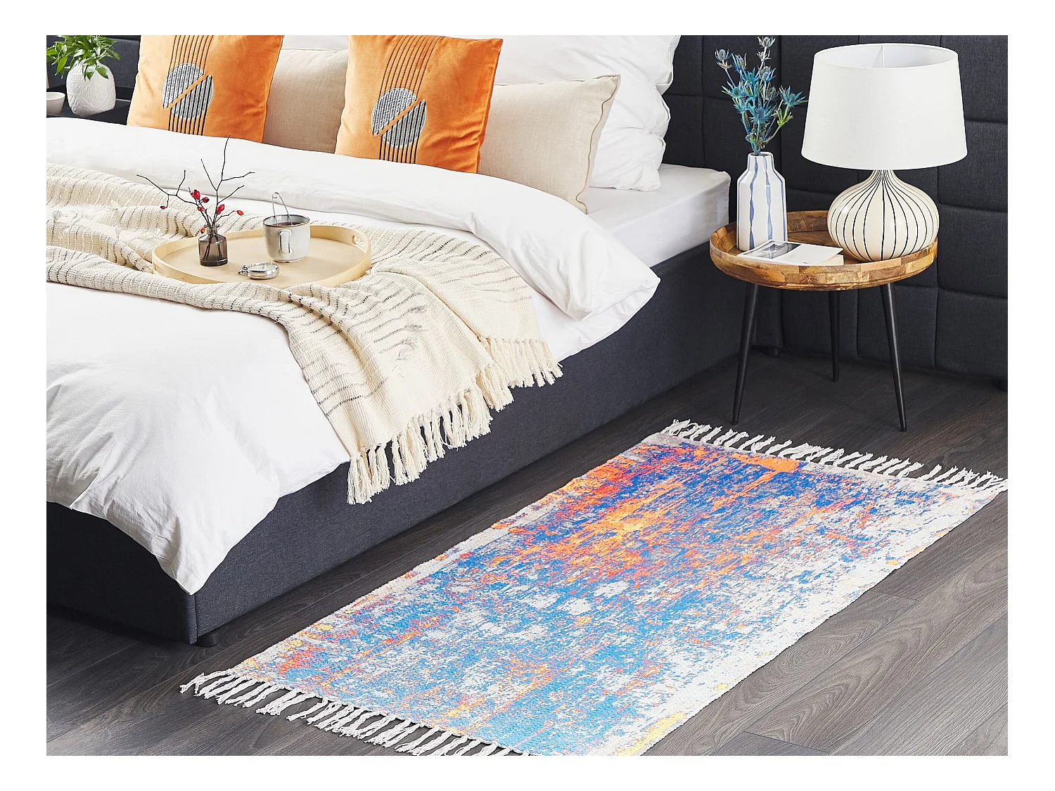 Tappeto a pelo corto multicolore 80 x 150 cm ACARLAR