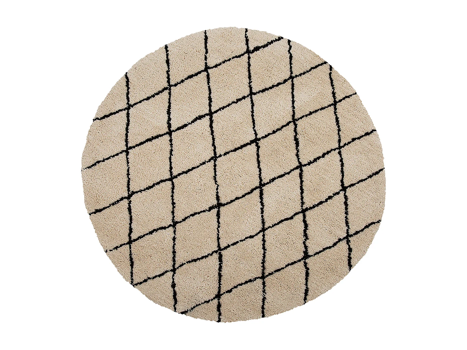 Tapis MIDYAT Beige ø 140 cm