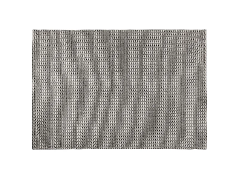 Teppich Wolle dunkelgrau 140 x 200 cm Kurzflor KILIS