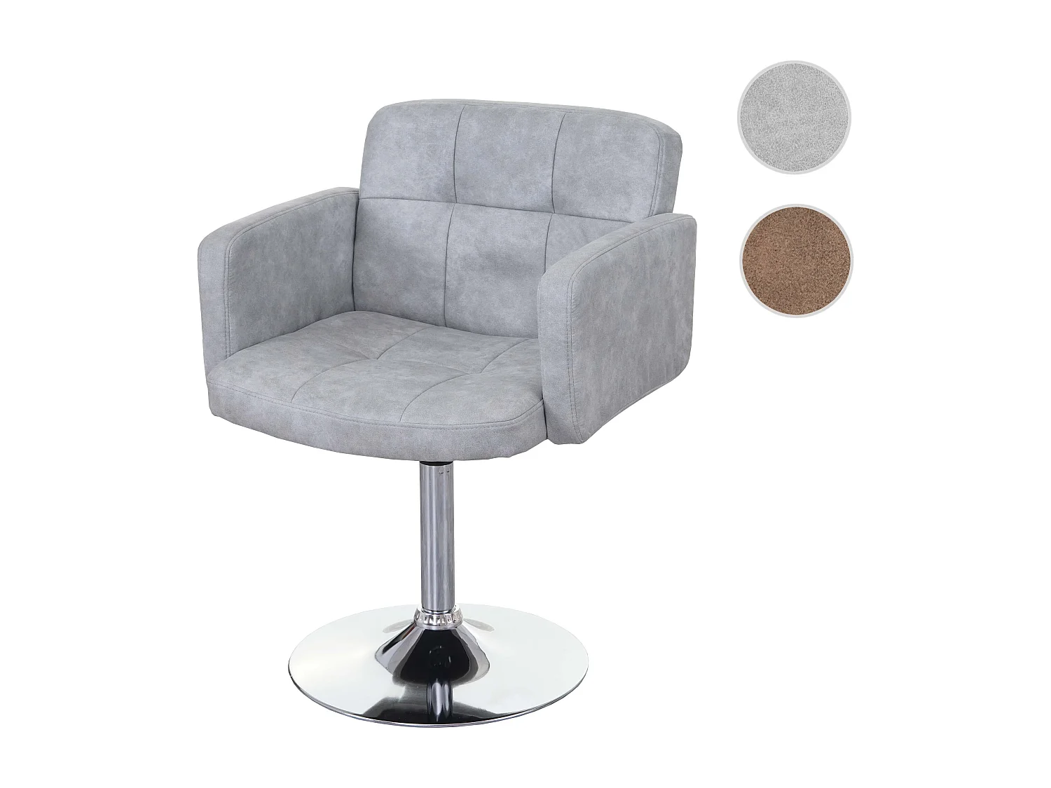 Esszimmerstuhl Houston, Vintage grau