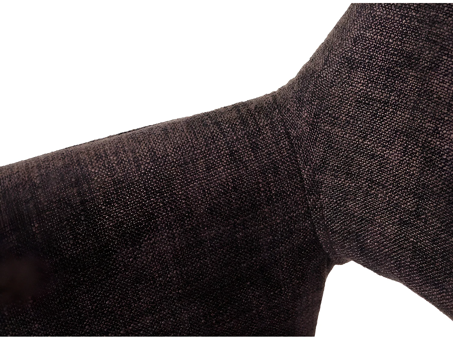 Chaise de salle à manger MCW-A50 III,  marron, pied en métal brossé