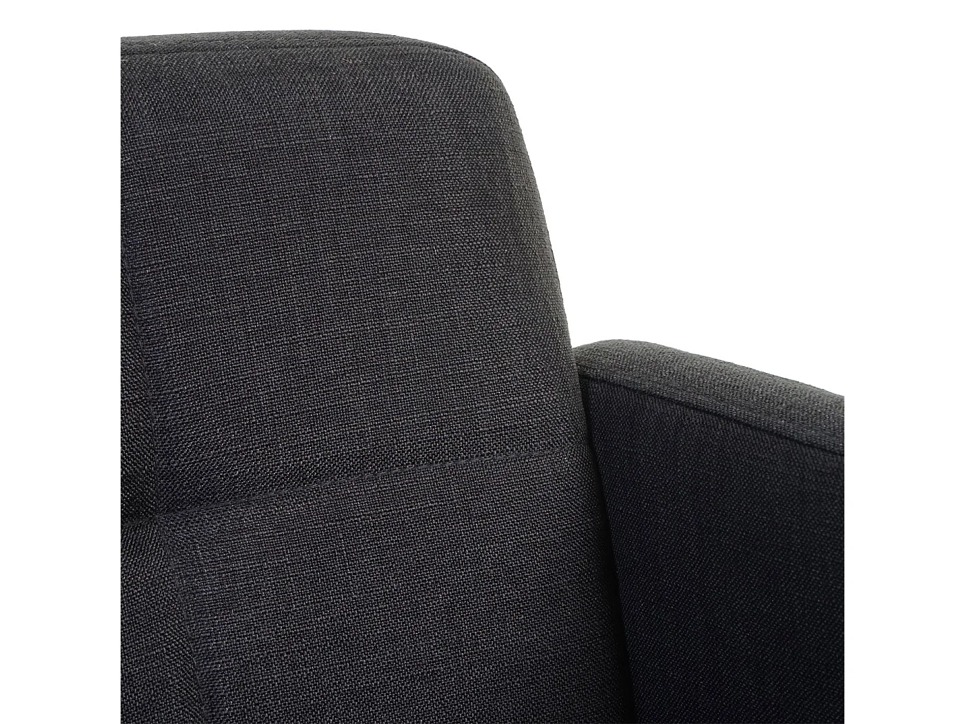 Chaise de salle à manger Houston II,  tissu, gris foncé