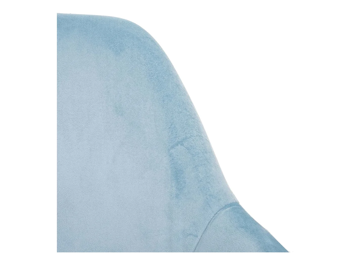 Eetkamerstoel MCW-F18 (set van 6),  fluweel mint, gouden poten