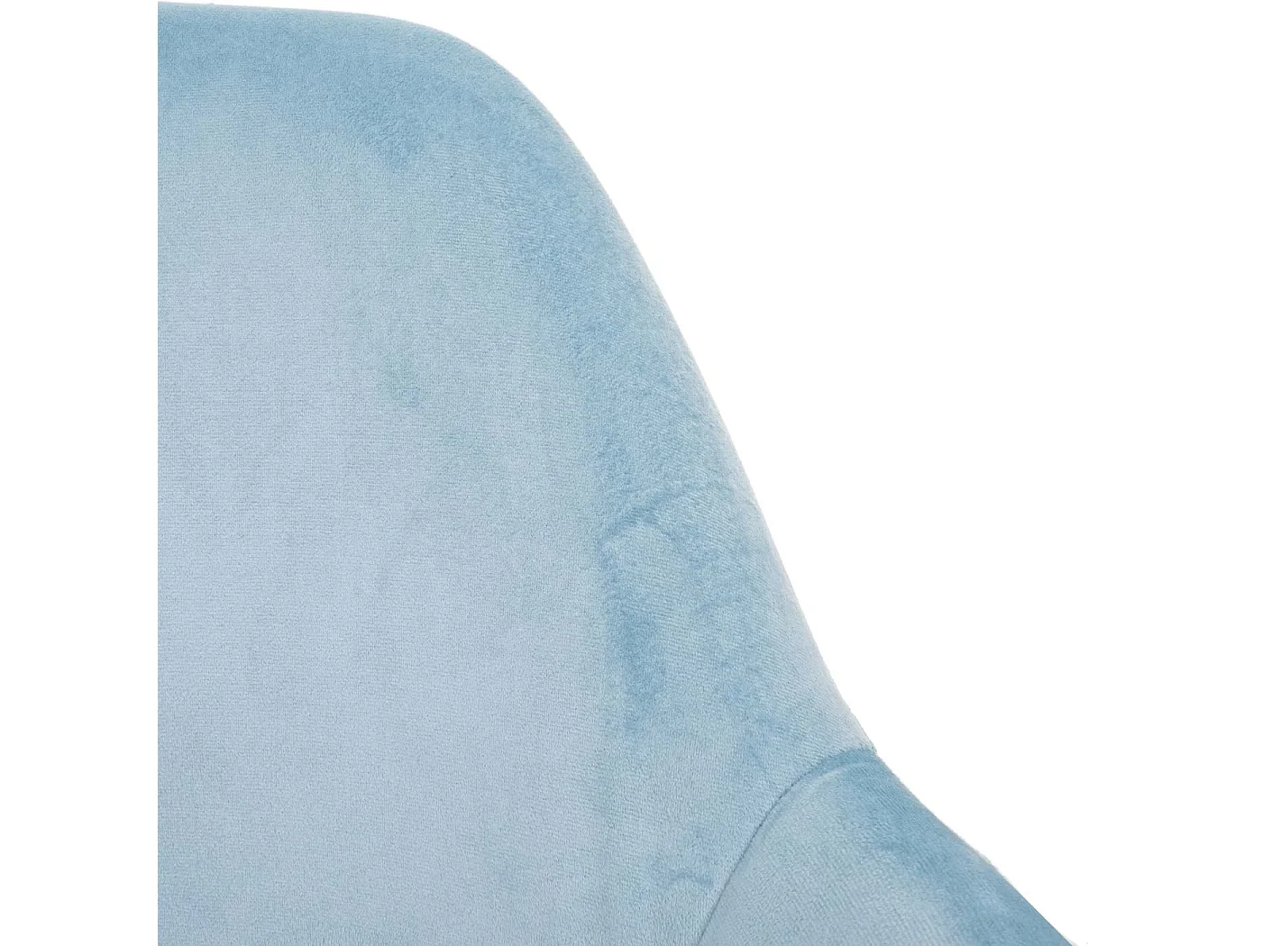 Chaise de salle à manger MCW-F18 (lot de 6),  velours menthe, pieds dorés