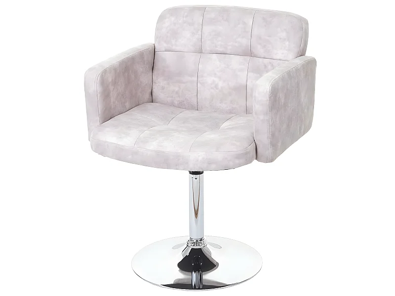 Cadeira de jantar Houston,  cinzento claro vintage