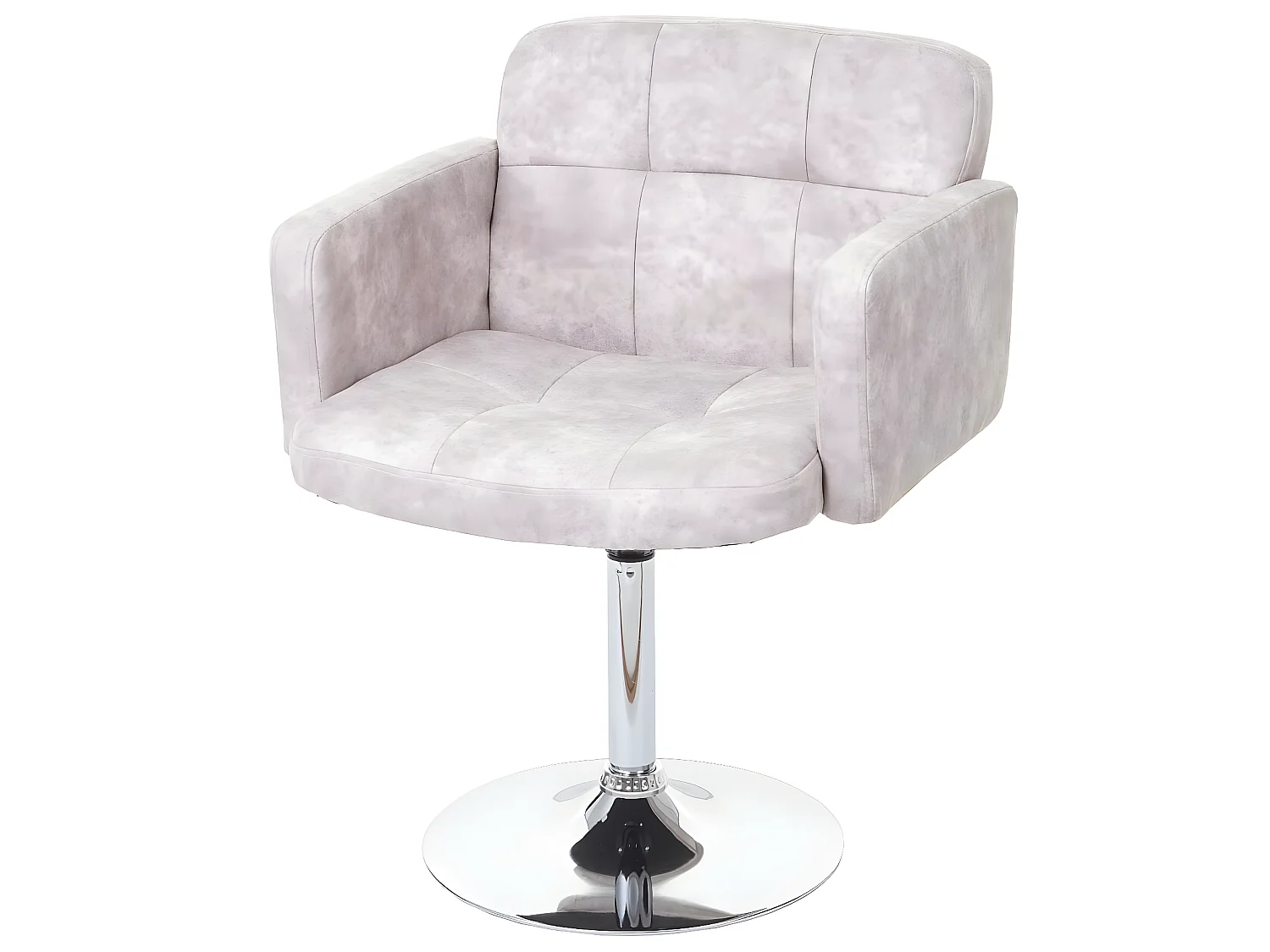 Chaise de salle à manger Houston,  vintage, gris clair