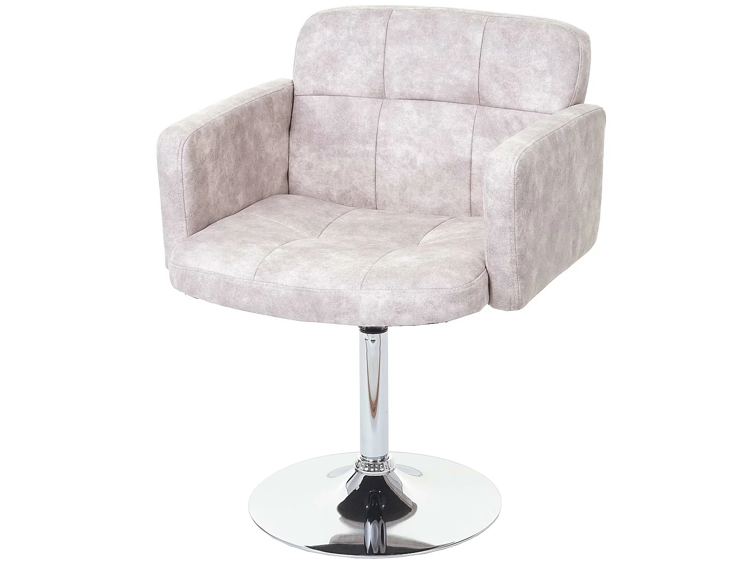 Chaise de salle à manger Houston,  vintage, gris clair