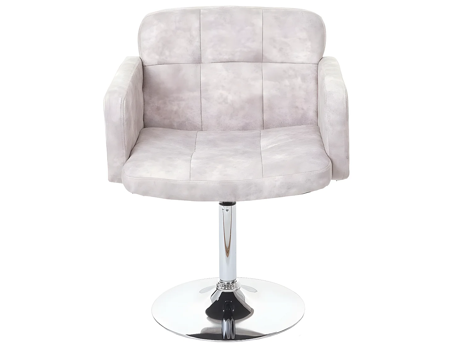 Chaise de salle à manger Houston,  vintage, gris clair