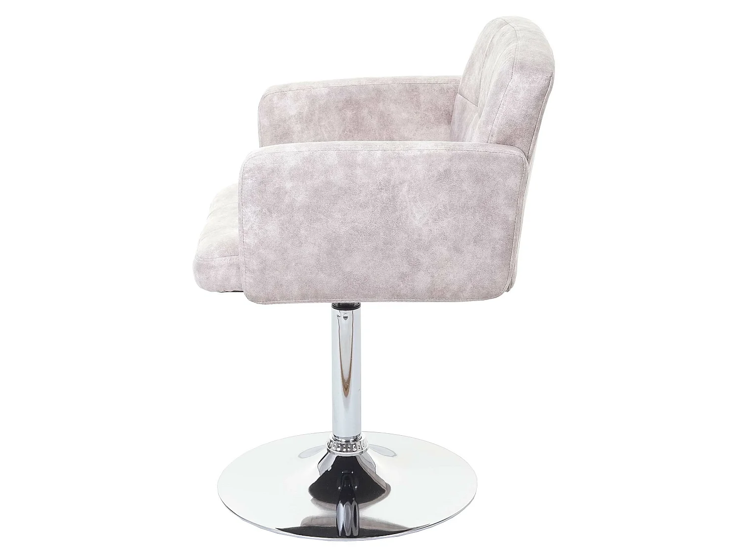 Chaise de salle à manger Houston,  vintage, gris clair