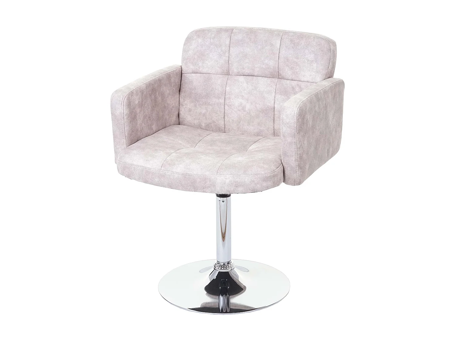 Chaise de salle à manger Houston,  vintage, gris clair