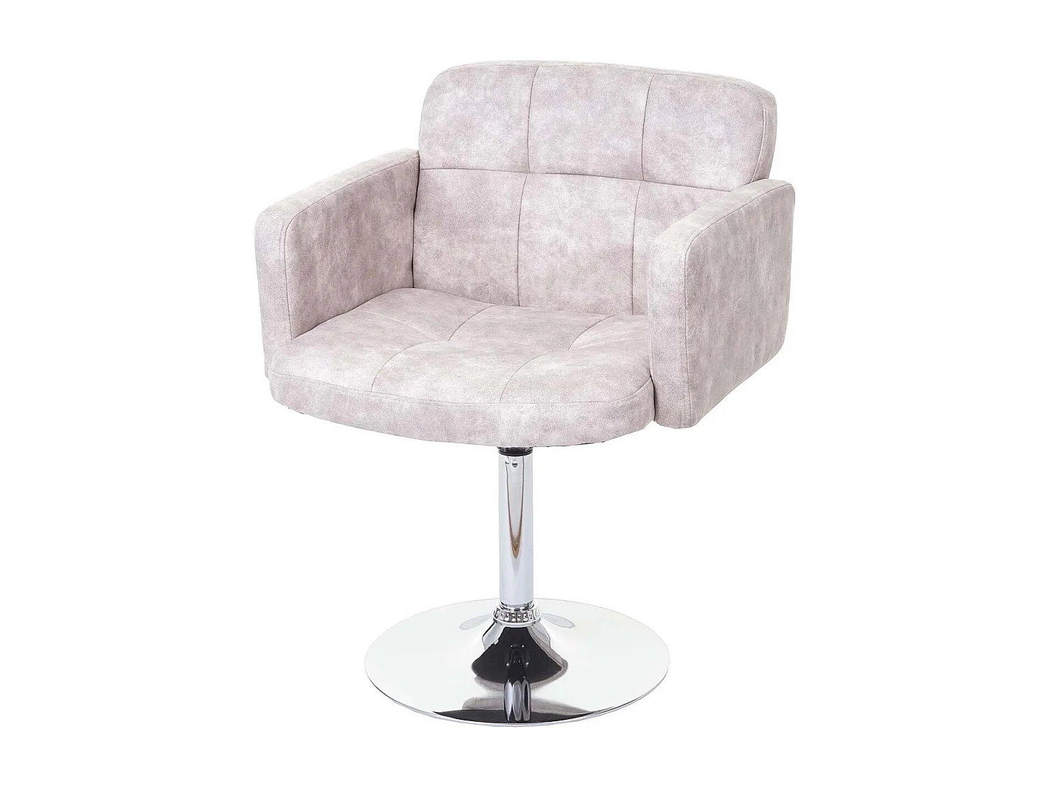 Chaise de salle à manger Houston,  vintage, gris clair